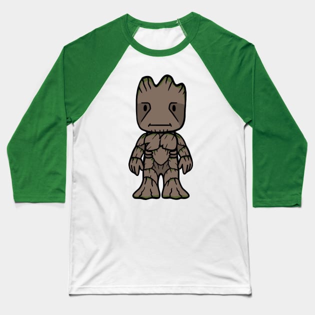 Friendly Tree Baseball T-Shirt by Andriu